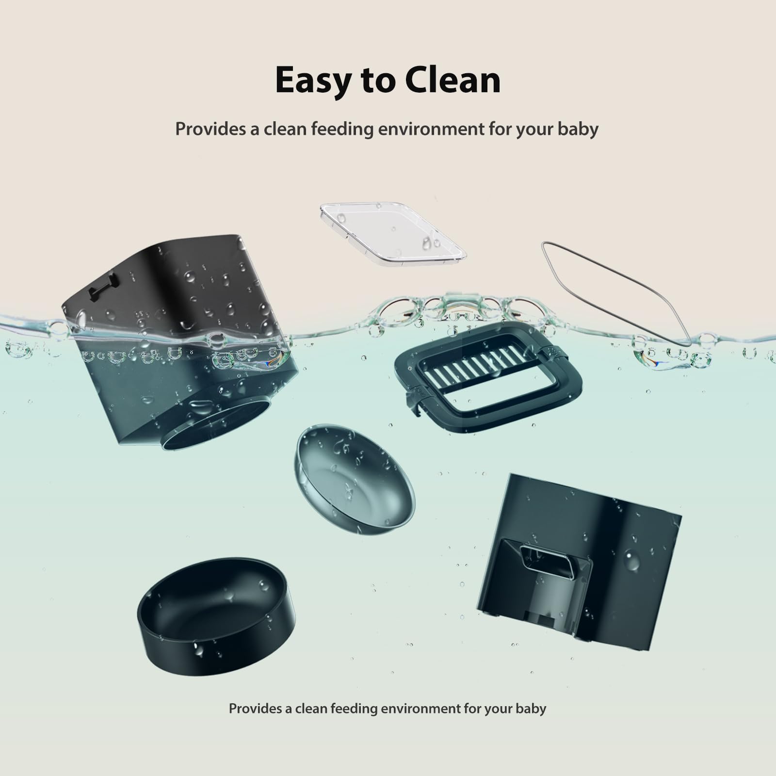 DUDUPET easy-clean design speeds maintenance on busy days