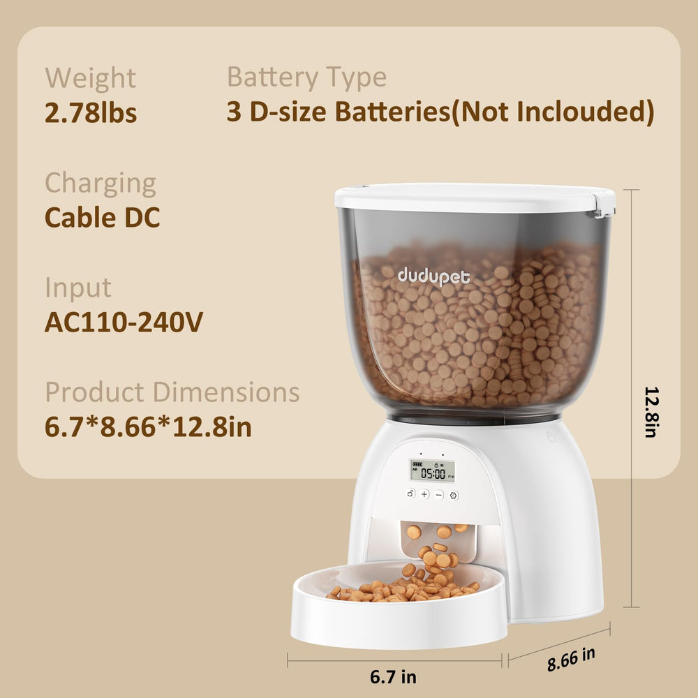 DUDUPET easy-clean detachable parts make maintenance simple