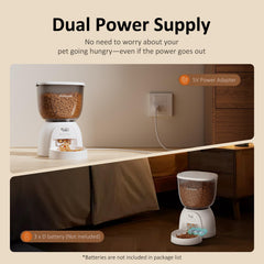 DUDUPET programmable feeding timer enables precise meal scheduling