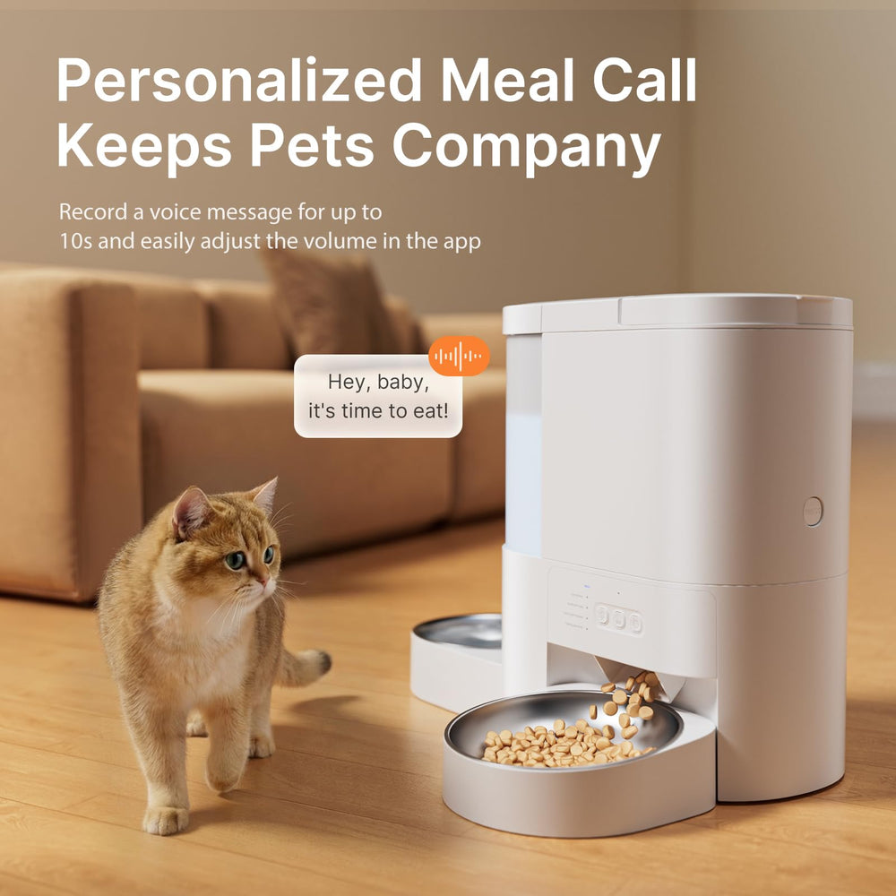 DUDUPET voice recording during meals for reassurance.