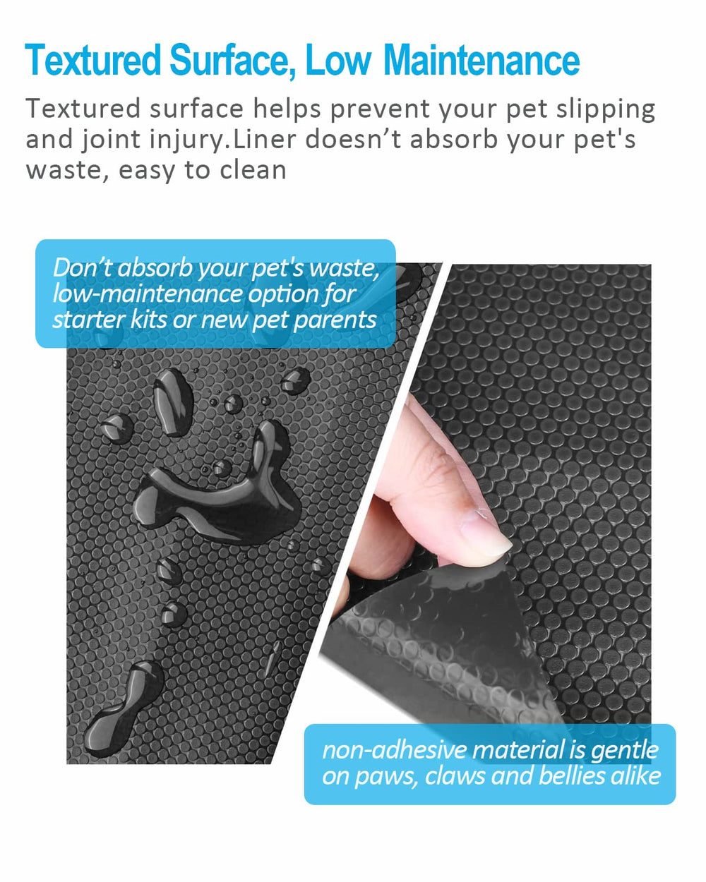 Duedusto bearded dragon mat liner cuttable dimensions 23.6 by 59 inches for flexible setup