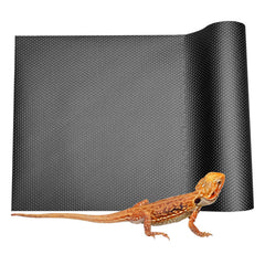Duedusto bearded dragon mat liner front view with non-slip surface for safer movement