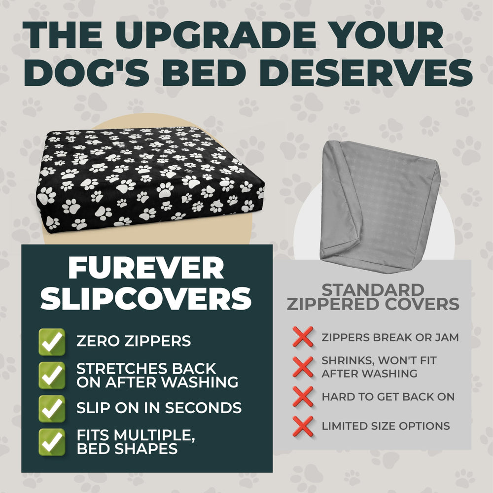 DUKE&LEFTY Slipcover stretch close-up highlights soft, flexible fabric for easy fit.