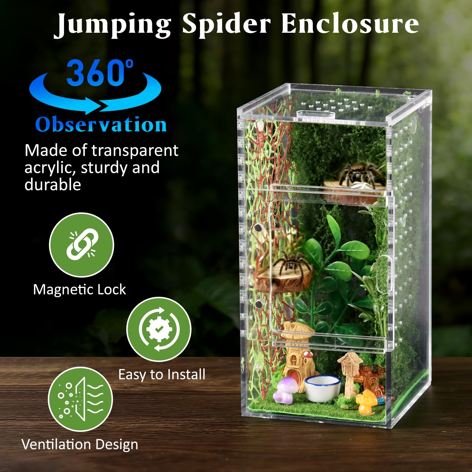 Duluvop climbing platforms providing elevated viewpoints for small pets