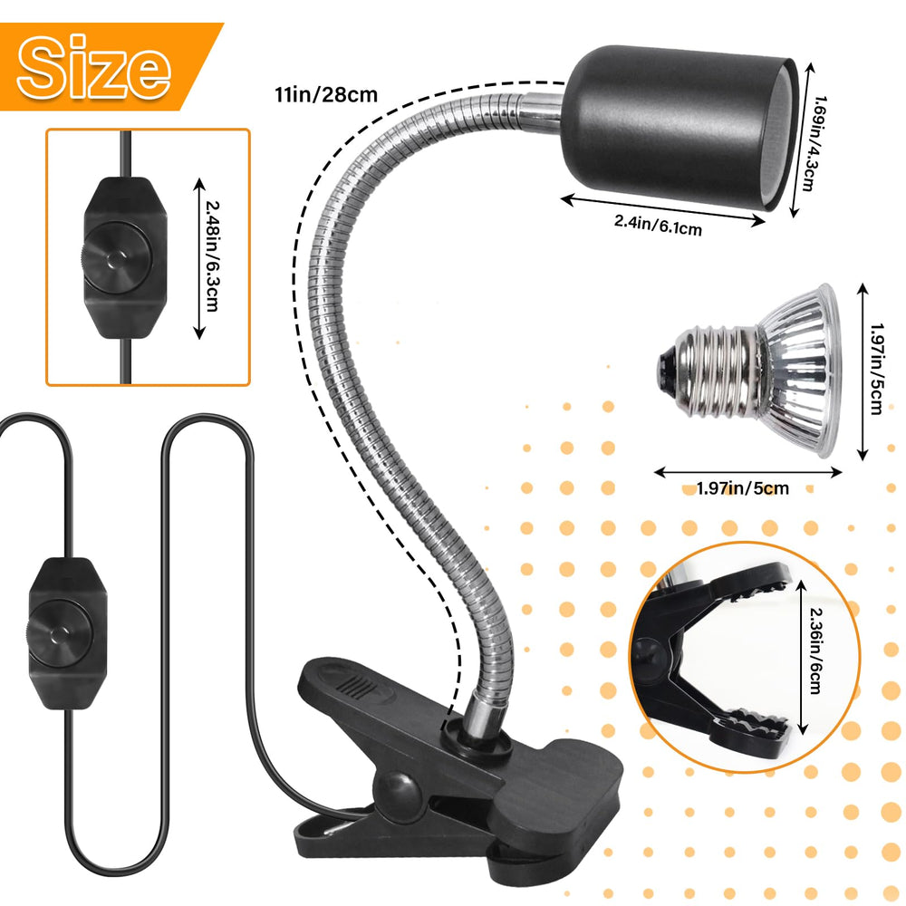 DUMILOO compatible with glass tanks, terrariums, turtle tanks and more.