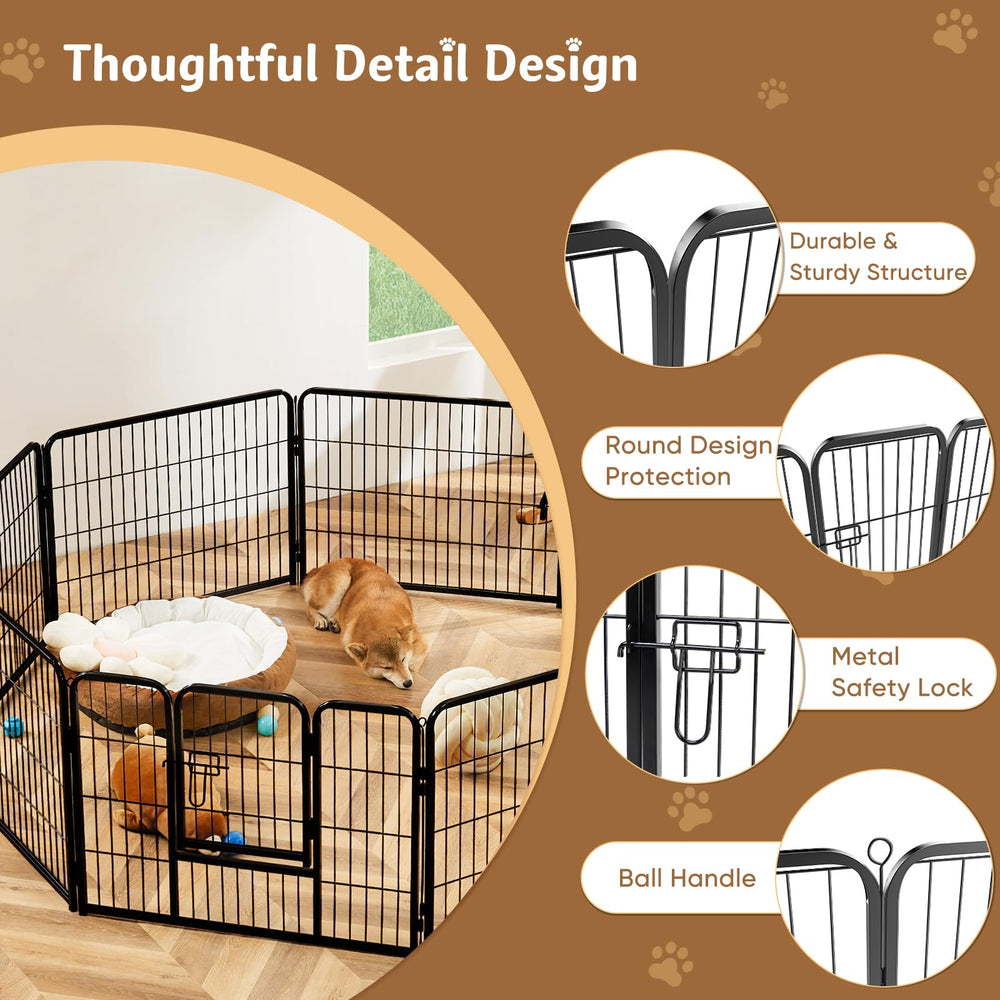 DUMOS playpen set up for camping and outdoor use.