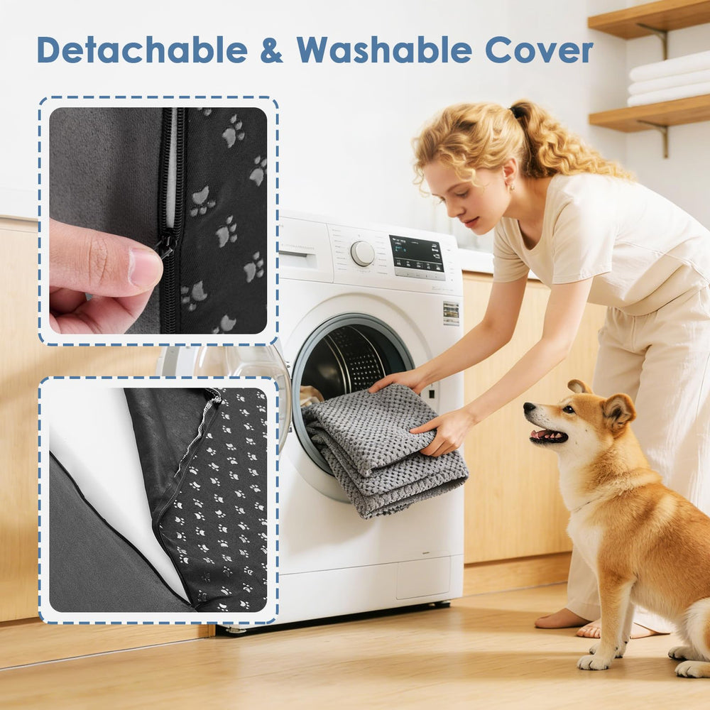 DUMOS removable washable cover keeps stairs clean between washes