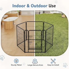 DUMOS metal dog pen outdoor use for outdoor adventures