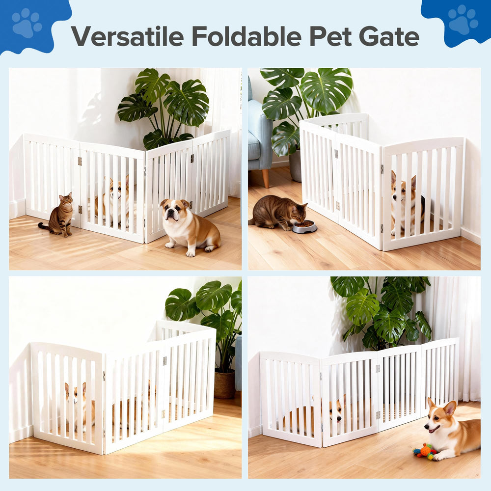 DUMOS pet gate durable hinged panels for daily pet containment