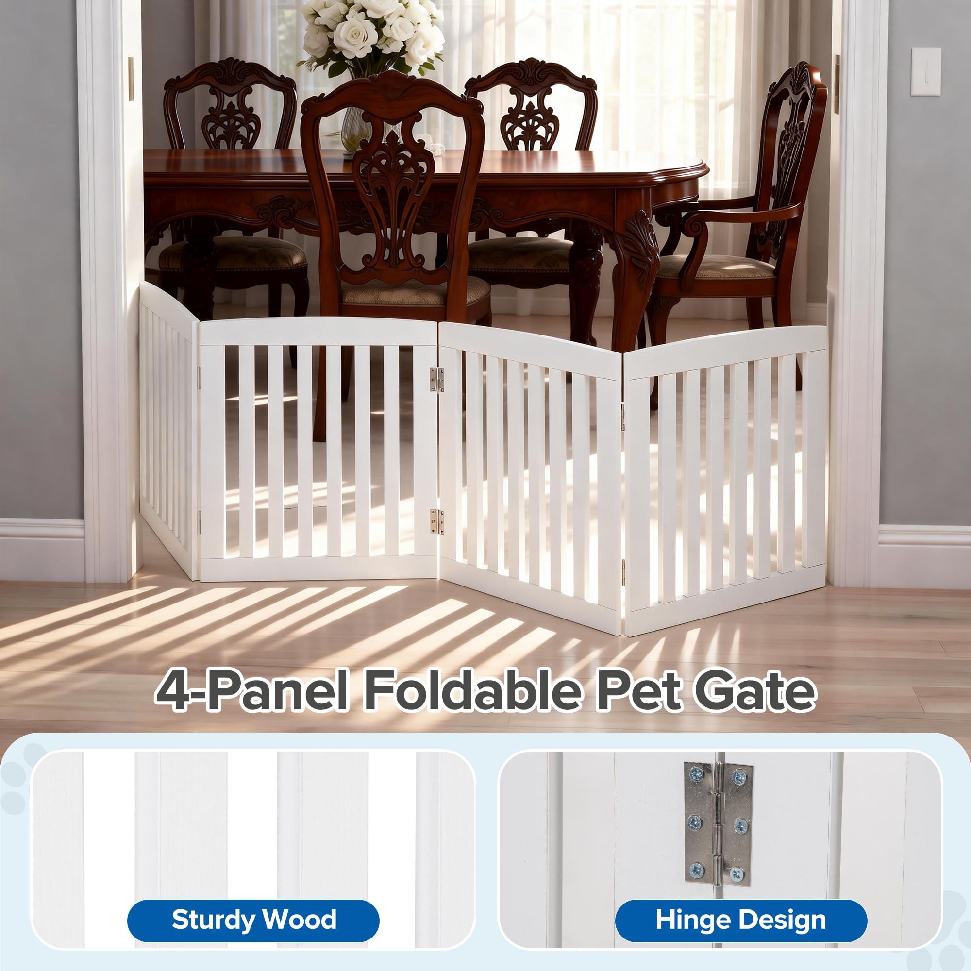 DUMOS pet gate height 23.62 inches suited for small pets