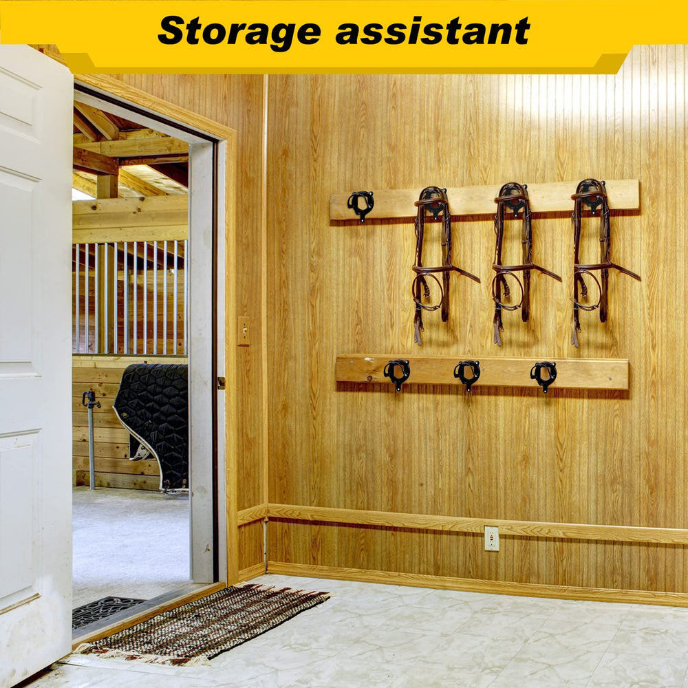 Dunzy 3-piece set helps declutter stalls by keeping gear within reach.