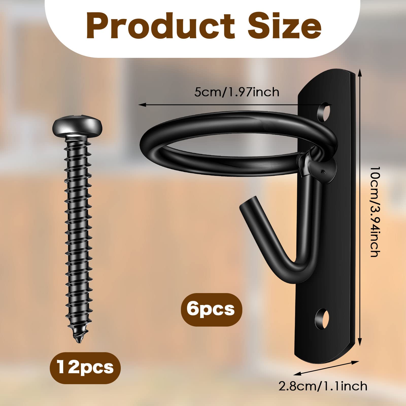 Dunzy stall hooks welded metal for durable stall organization.