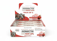 Durvalis ivermectin paste with calibrated plunger enabling weight-based dosing accuracy.