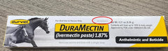 Durvet Duramectin paste bottle 2-pack for easy dosing on horses