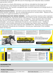 Durvet Duramectin paste safe for pregnant mares