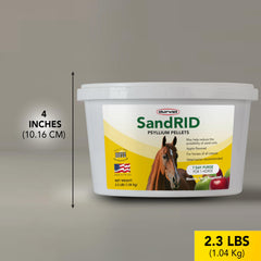 Durvet Sandrid psyllium pellets designed for easy dosing.