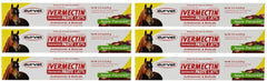 Durvet ivermectin paste apple flavored syringe 6-pack for simple at-home horse deworming