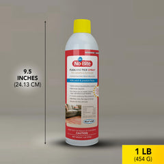 Durvet No Bite IGR spray label and cap showing usage directions