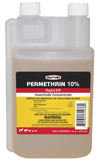 Durvet Permethrin EC 10% bottle for external pet care and flea control.