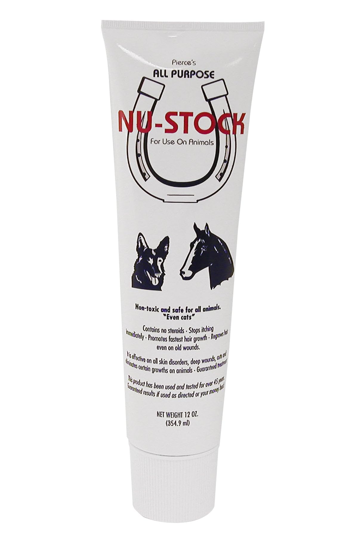 Durvet Pierce's-Nu-Stock 12oz bottle for dogs, safety tested for senior pets