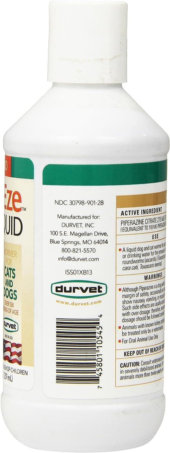 Durvet WormEze pack 2 front view highlights value pack for households with multiple pets.