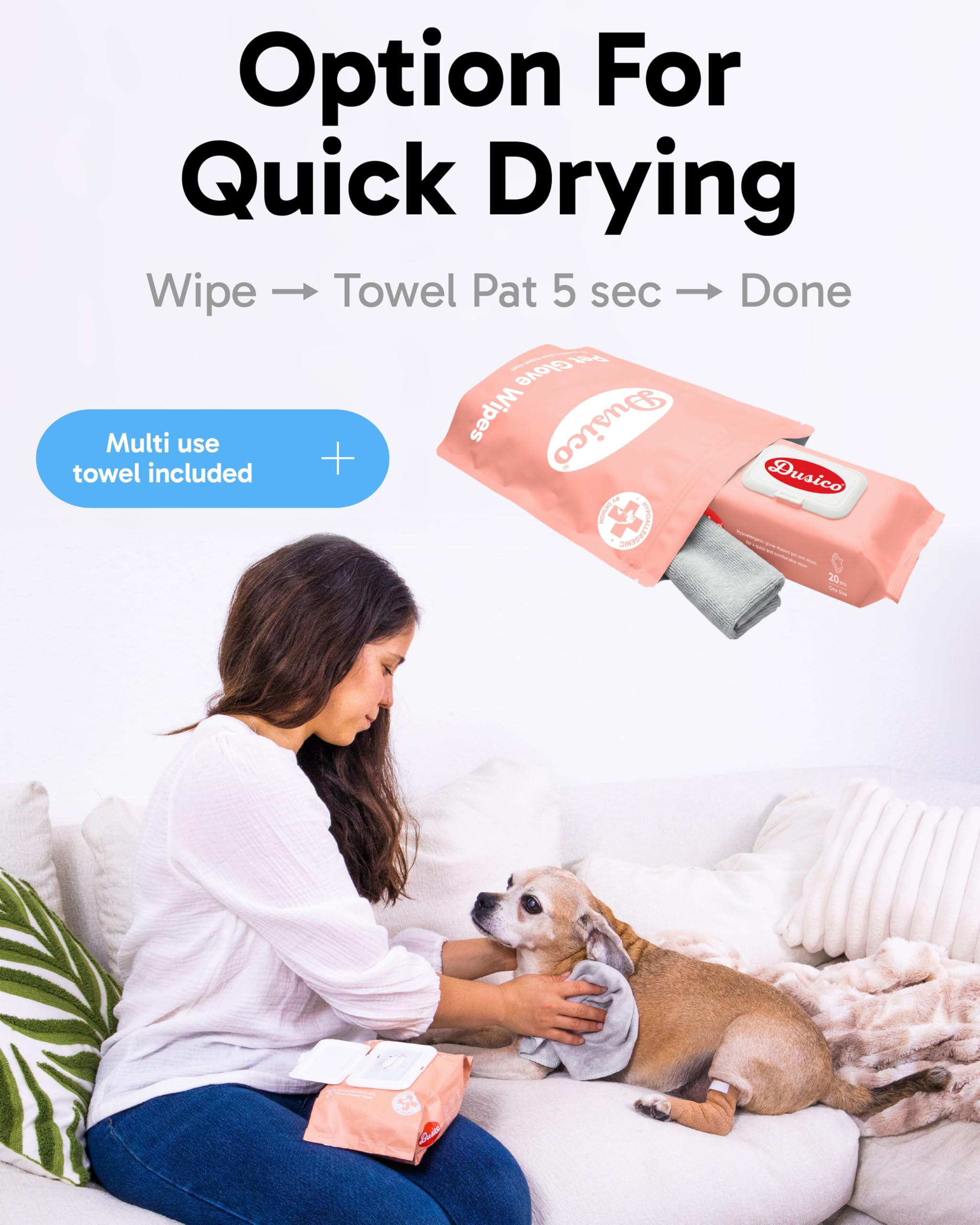 Dusico zinc odor neutralizer helps reduce lingering smells between baths
