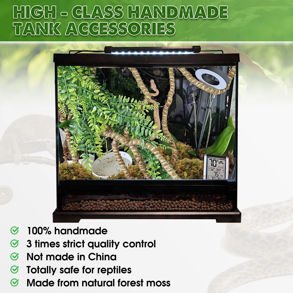 Duspro forest moss 4oz bag improves moisture retention and aesthetics