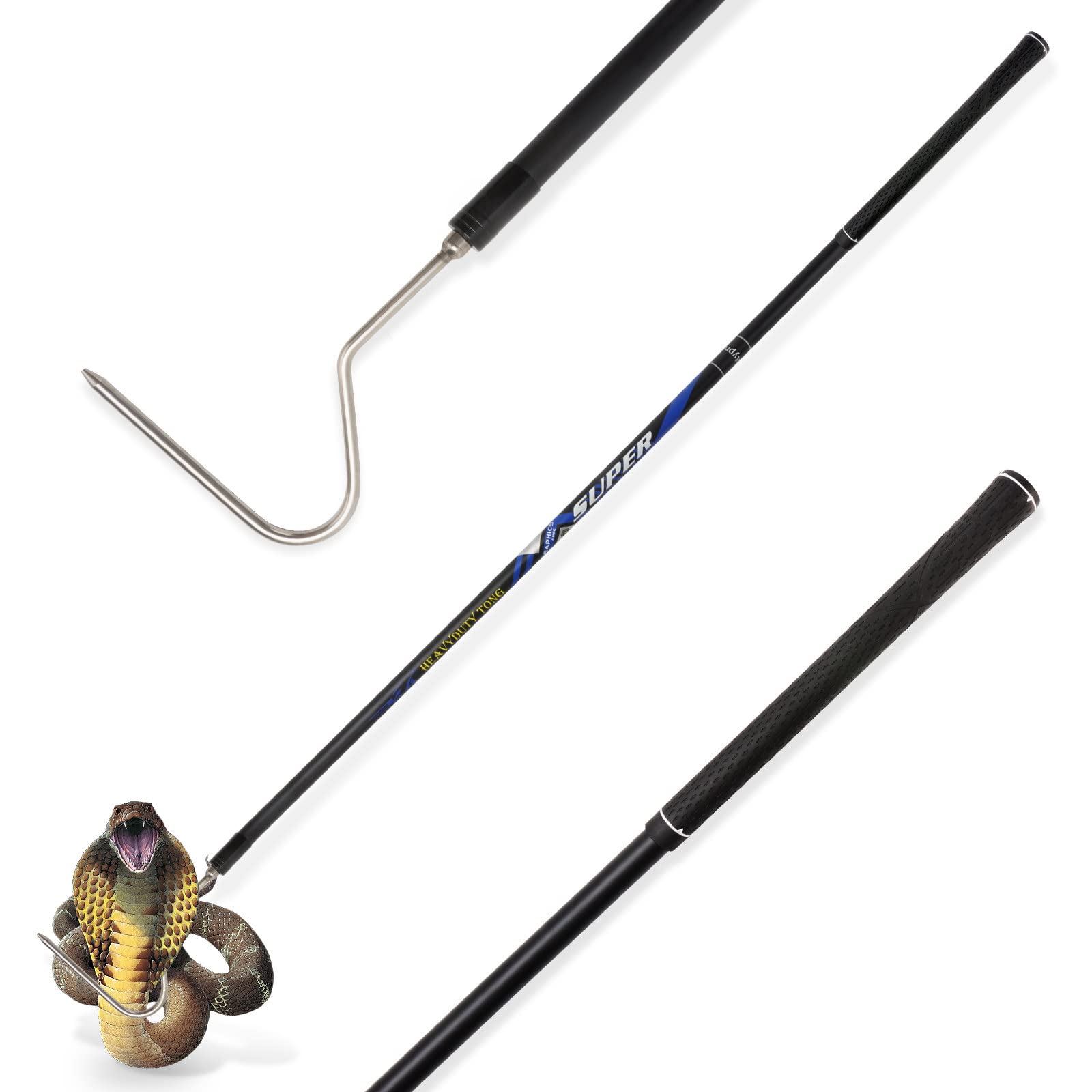 Dutypro multi-use snake catcher ideal for hiking, camping, and reptiles care.