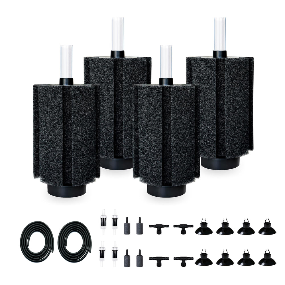 DVHEY sponge filter for 125-150 gallon tanks with air stone for quiet aeration