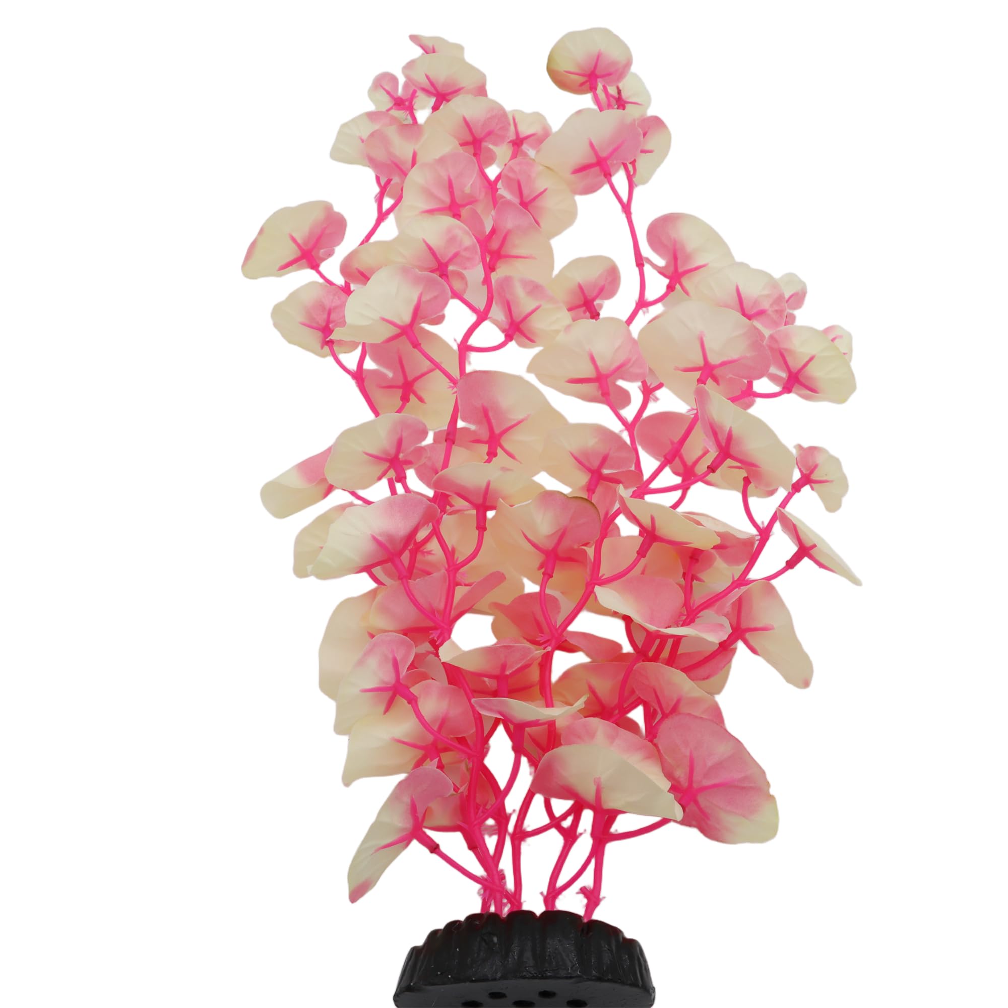 DVHEY silk 16-inch plant closeup, fabric texture, soft touch for fins.