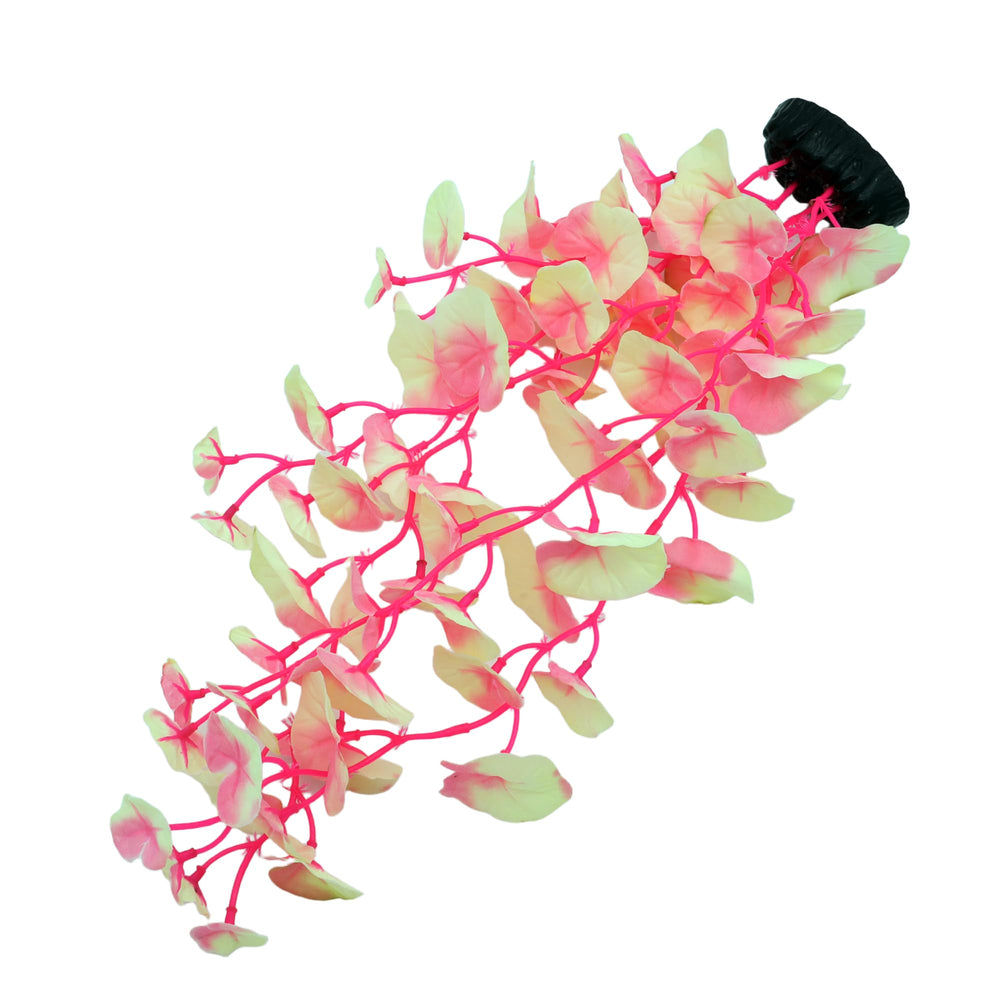 DVHEY 16-inch silk plant full tank ambience, easy to clean.