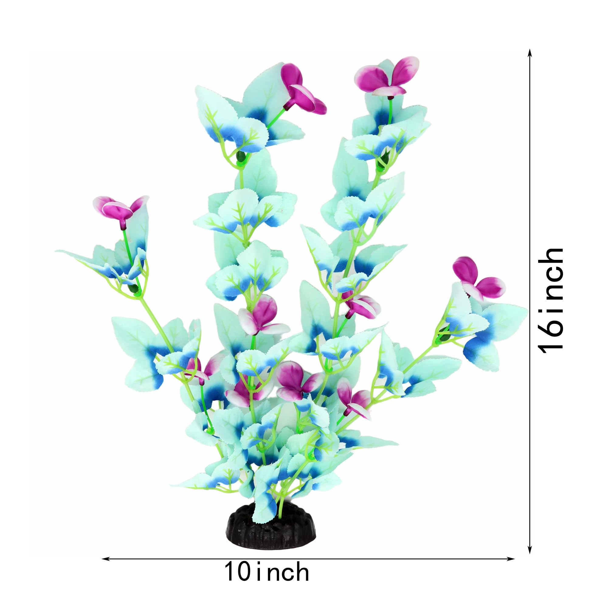 DVHEY silk aquarium plants closeup highlight realistic texture and hiding spots for bettas.