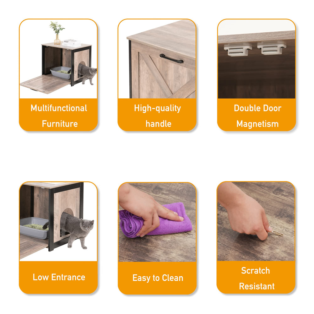 Dwanton indoor cabinet doubles as a stylish side table.