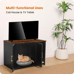 Dwanton scratching mat at the entrance encourages scratching while containing litter.