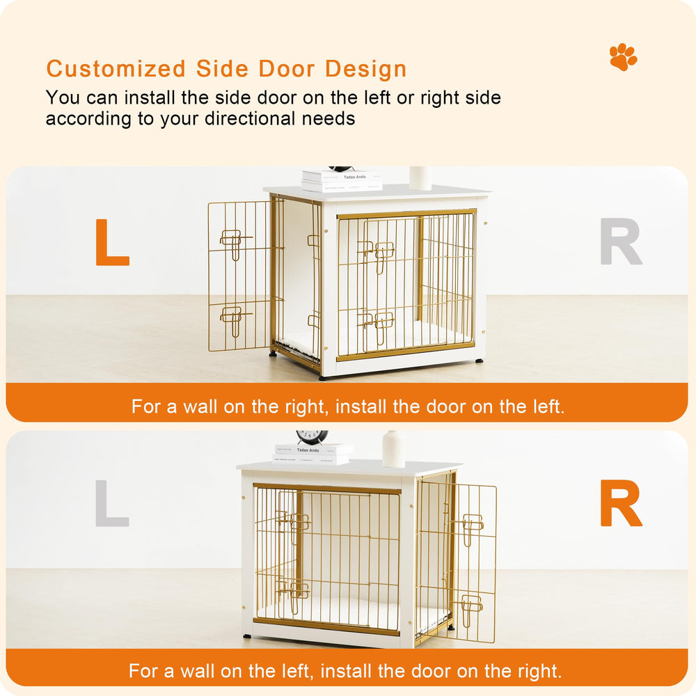 Dwanton dog crate cushion inside the crate for comfort