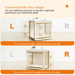 Dwanton dog crate cushion inside the crate for comfort