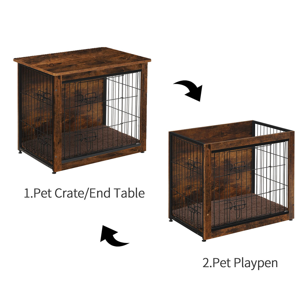 Dwanton crate cushion adds warmth and comfort for restful naps.