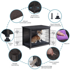 Dwanton adjustable feet keep the unit stable on uneven floors.