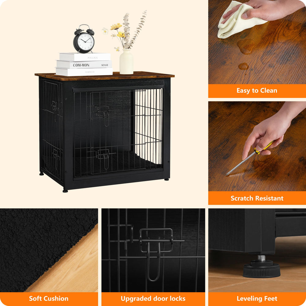 Dwanton crate built with chew-resistant materials for durability