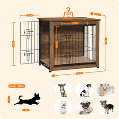 Dwanton crate double doors design for easy entry and access.