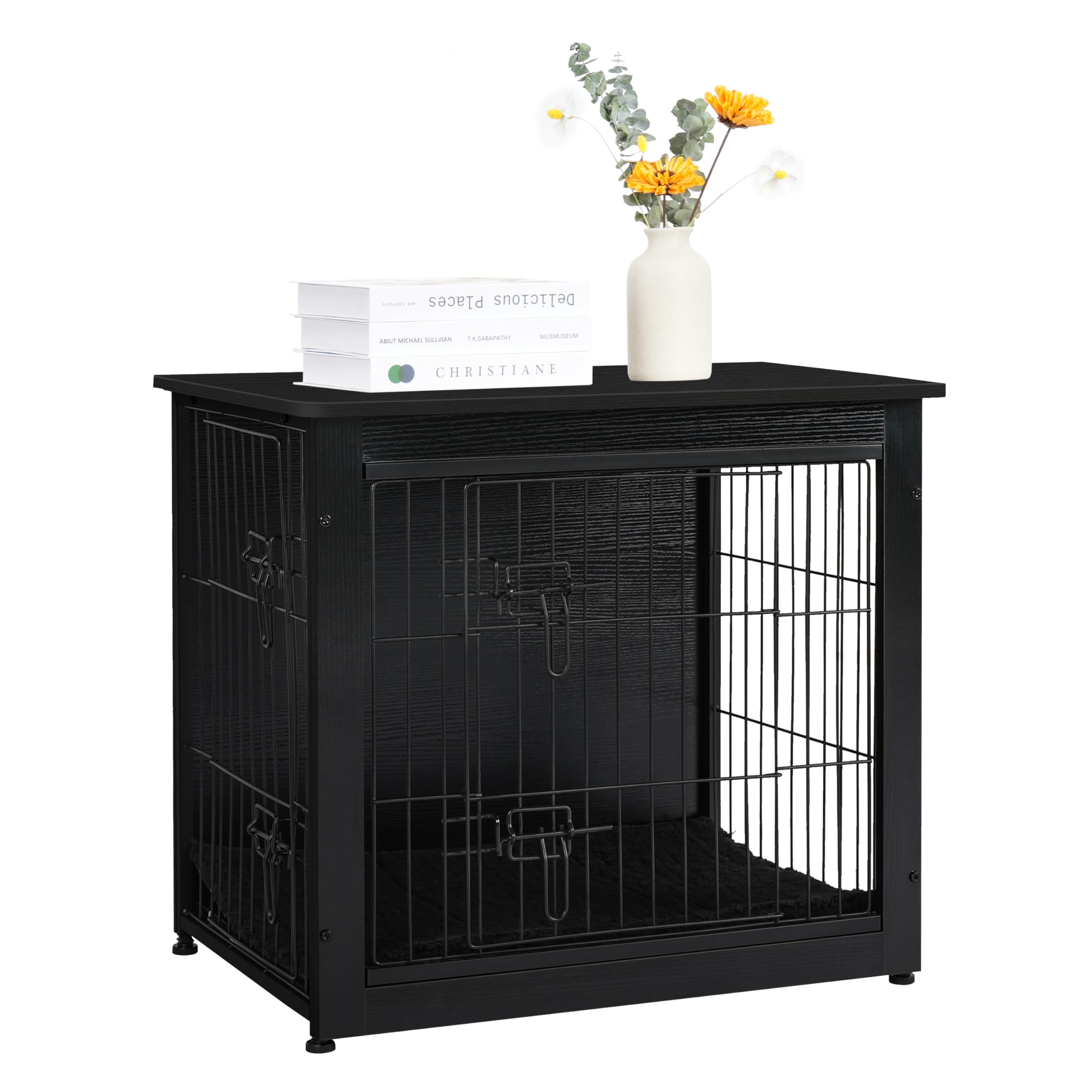 Dwanton dog crate furniture durable materials ensure long-lasting pet furniture