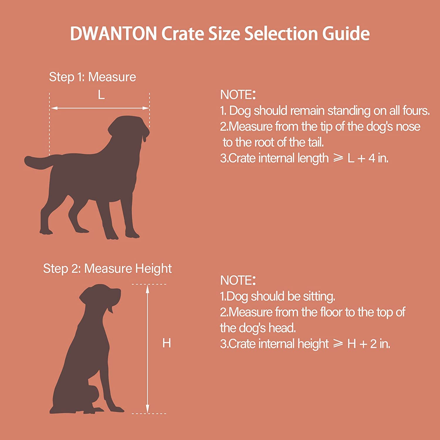 Dwanton crate sizing guide helps you pick the right fit.