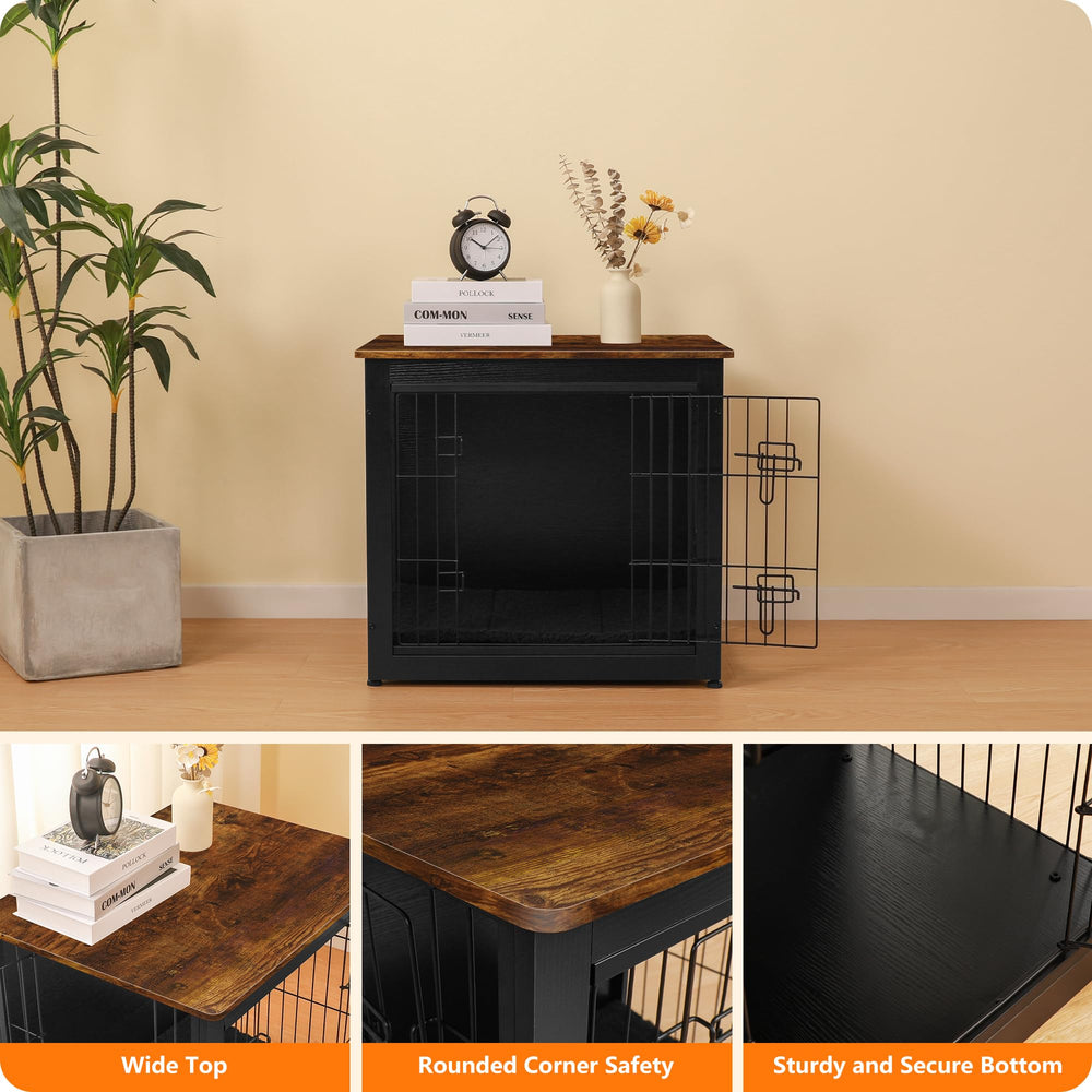 Dwanton dog crate furniture size options suitable for small to large breeds