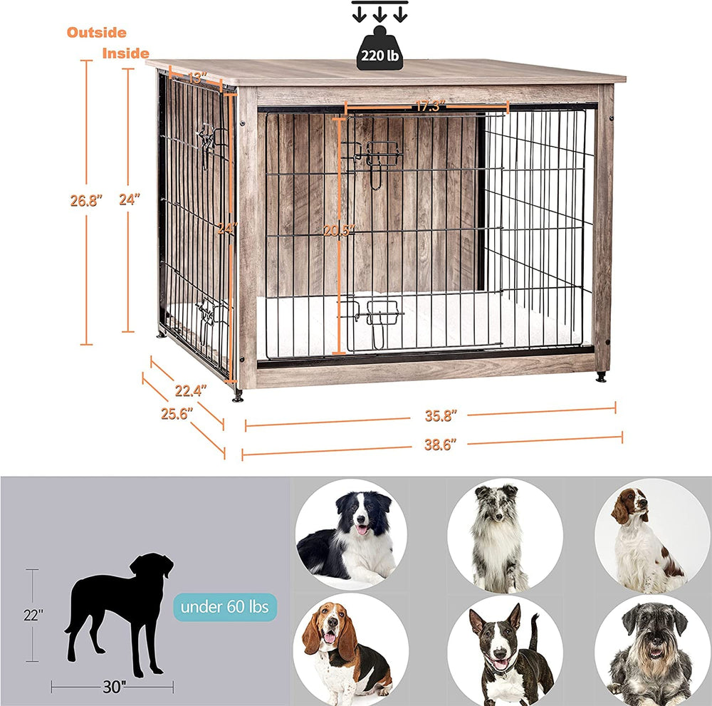 Dwanton crate top surface suitable for decor and lamps.