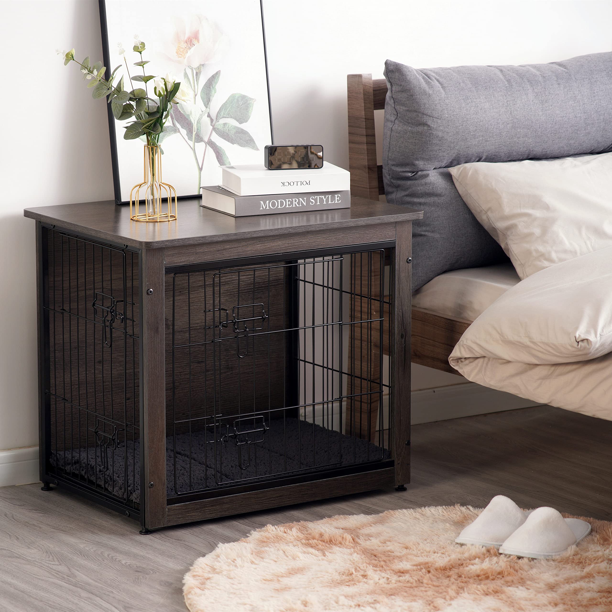 Dwanton wooden frame provides durable construction for long-lasting use