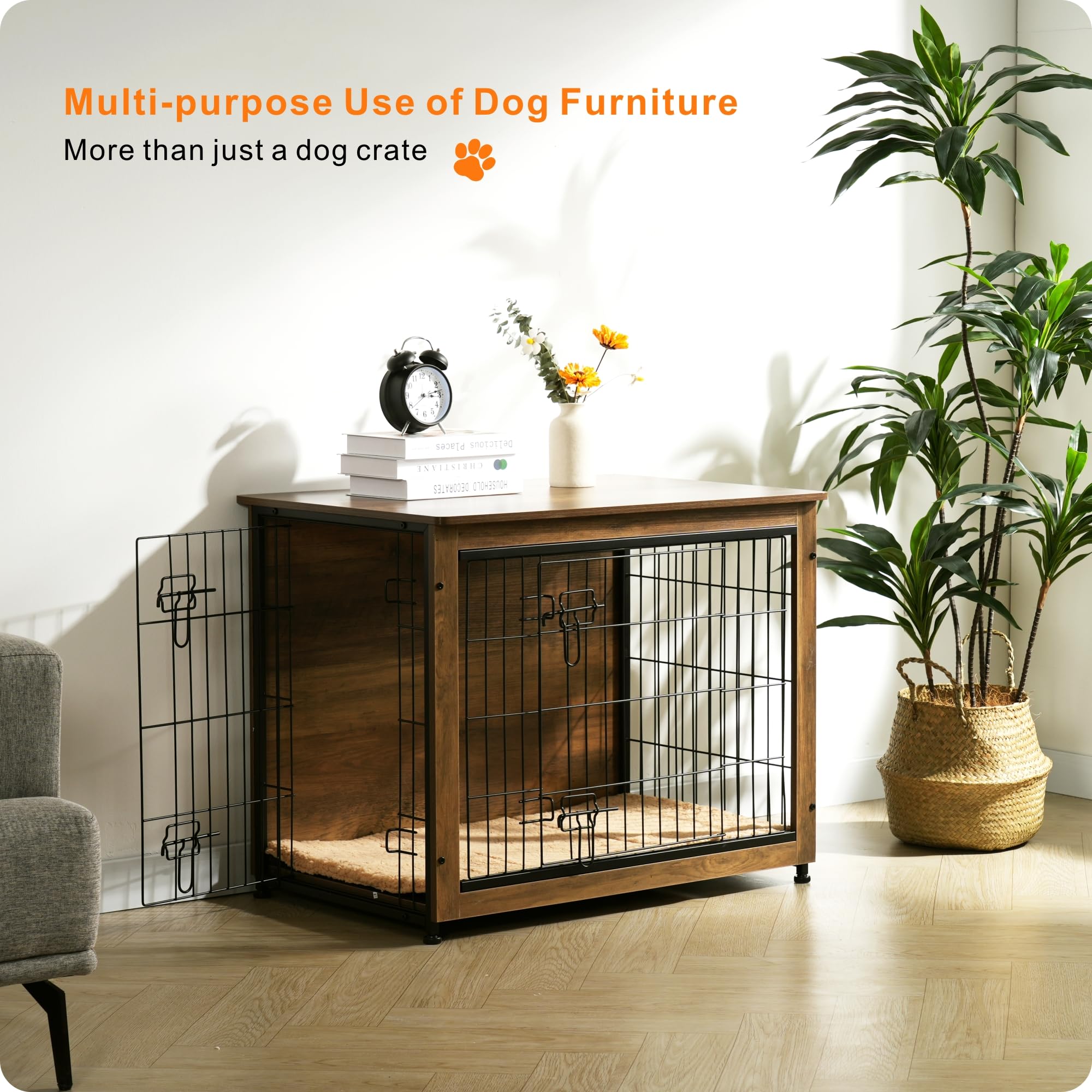 DWANTON size guide helps pick right crate for your pet.