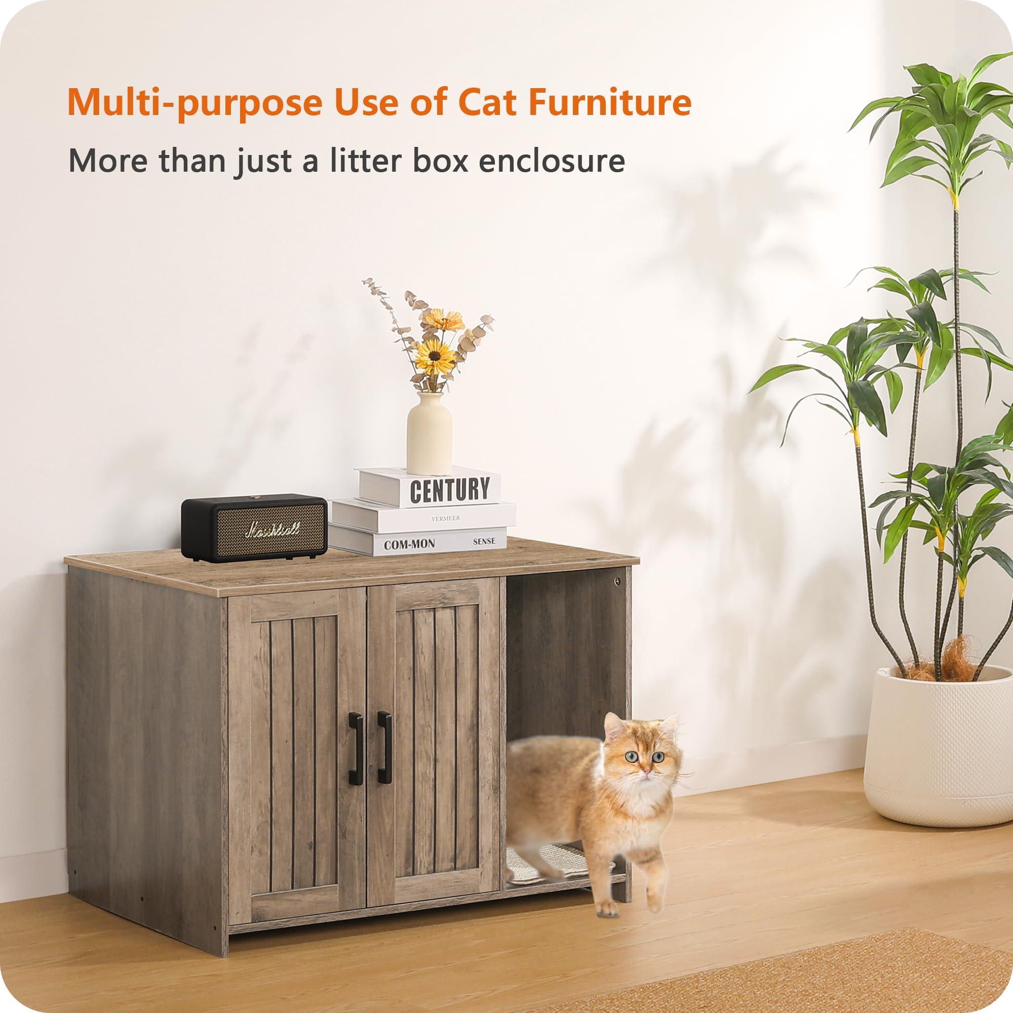 Dwanton inside dimensions fit most litter boxes.