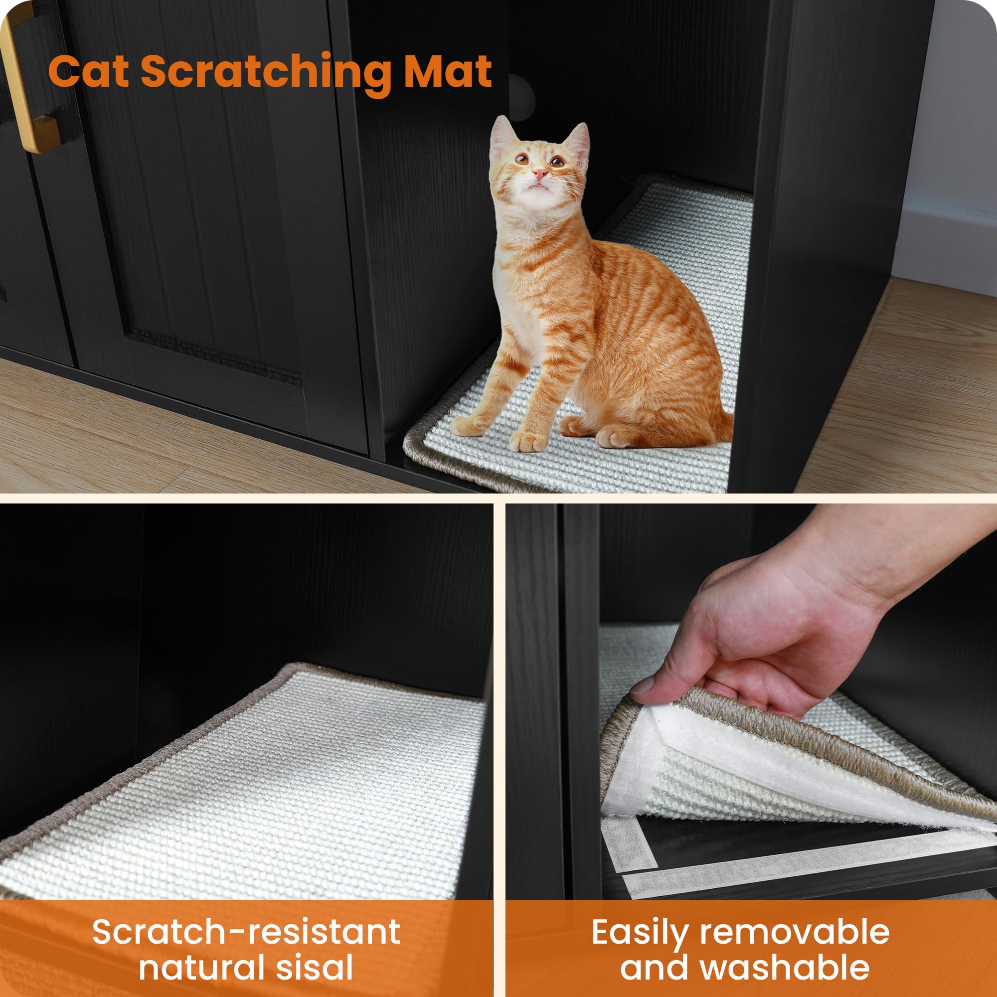 Dwanton inside dimensions support easy entry for most cats.