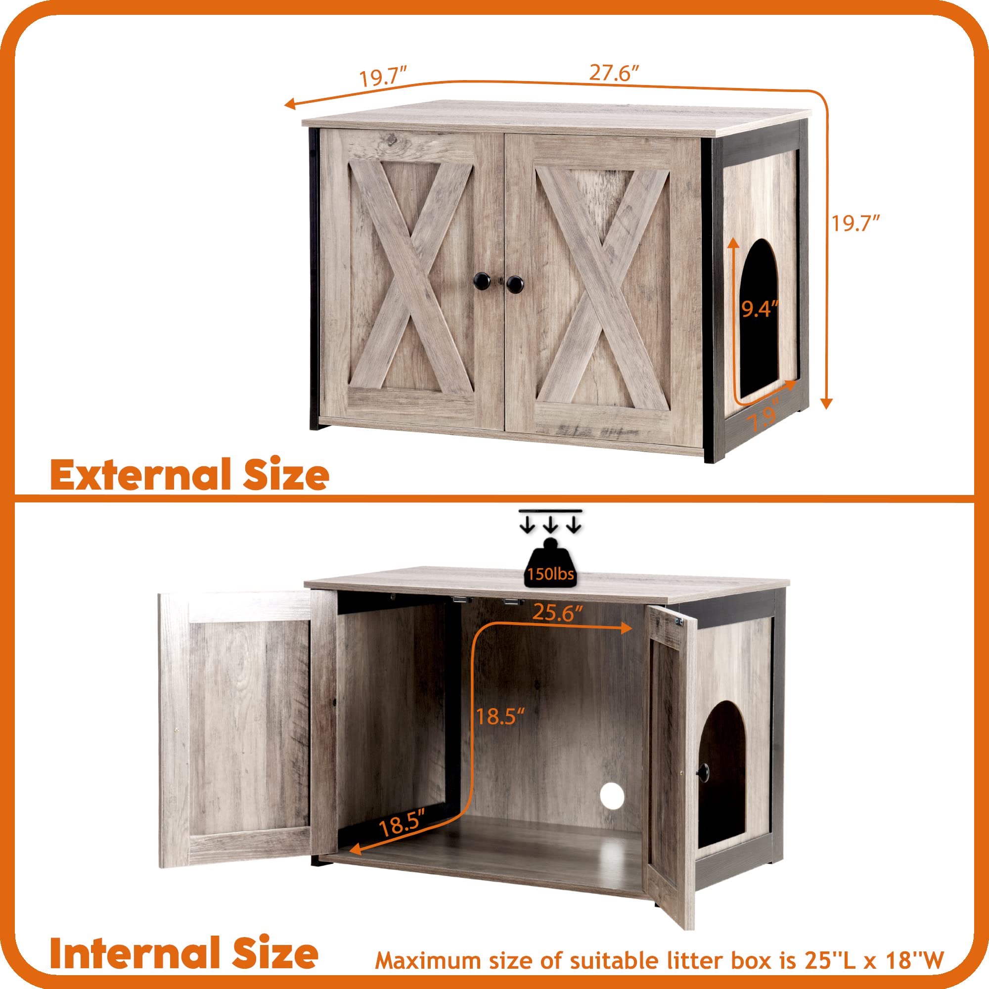 Dwanton Litter Box Enclosure in-room setting demonstrates real-life usage and style.