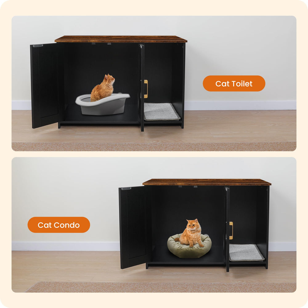 Dwanton multi-use design blends furniture style with cat care.
